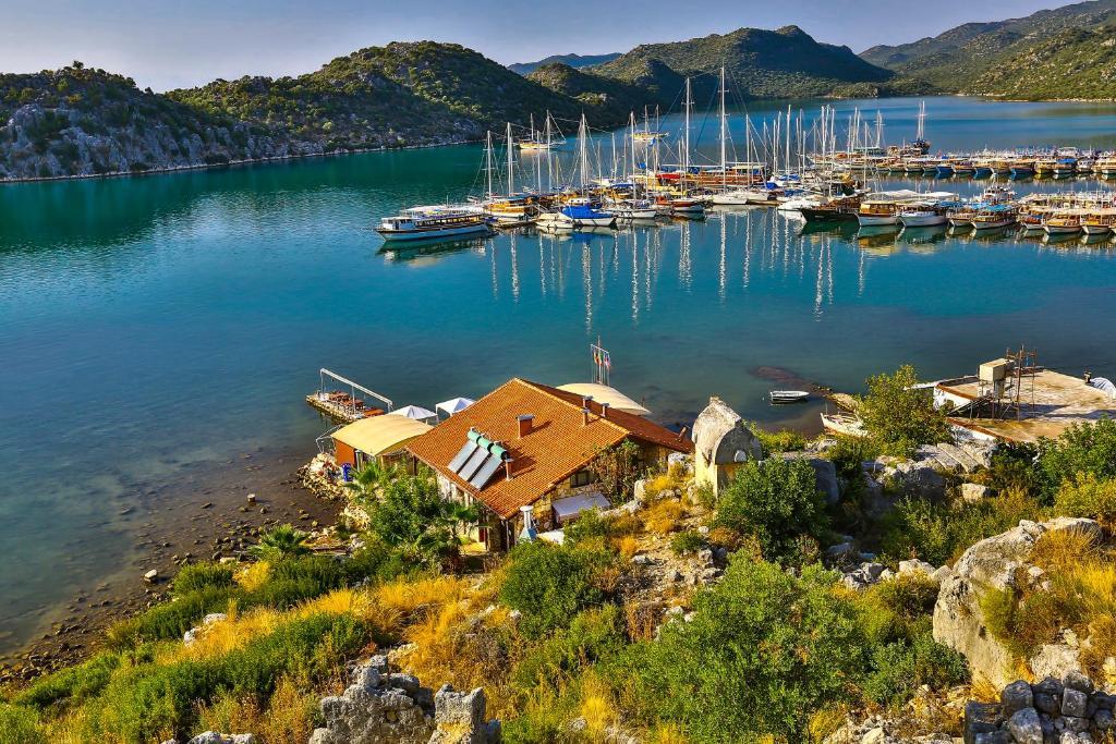 Kekova Theimussa Hotel Kaleucagız Eksteriør billede