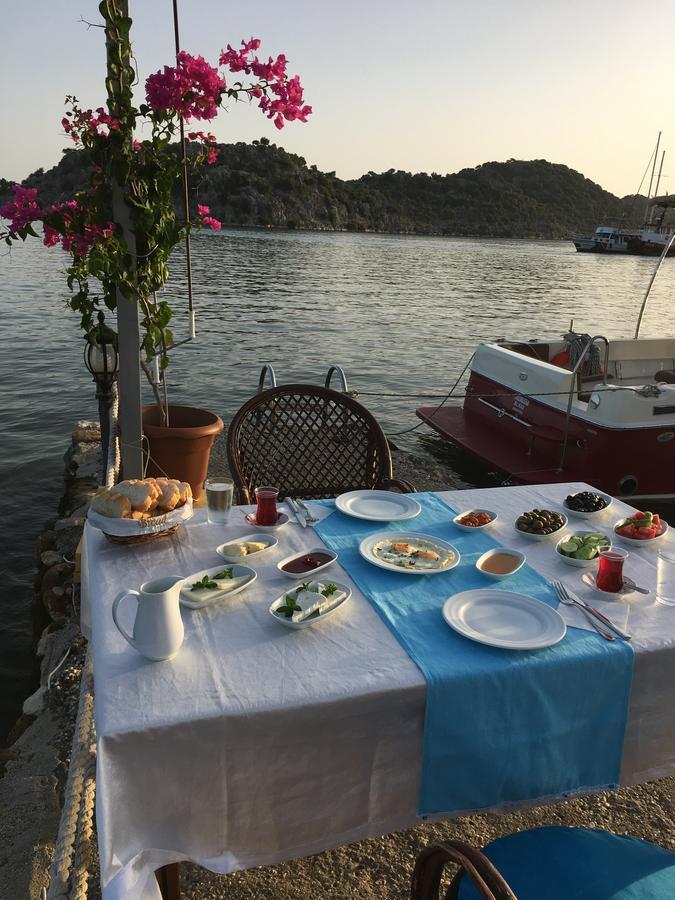 Kekova Theimussa Hotel Kaleucagız Eksteriør billede